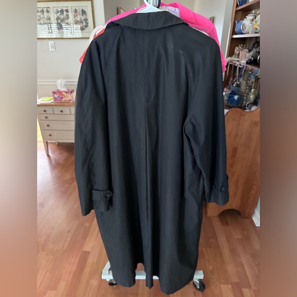 London Fog black trench coat - Picture 4 of 5